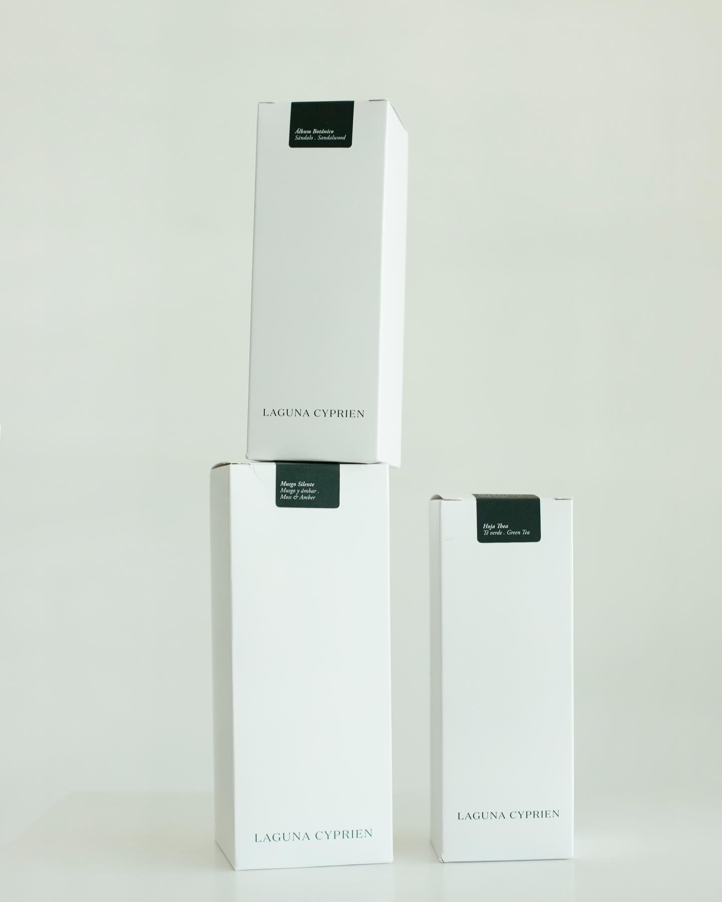 Laguna Cyprien productos en caja blanca