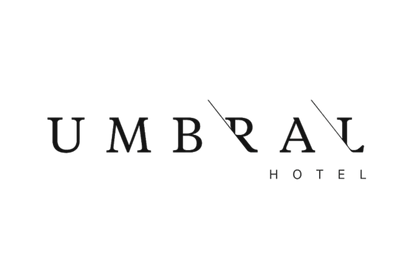 Logo hotel umbral curio collection by hilton cliente laguna cyprien
