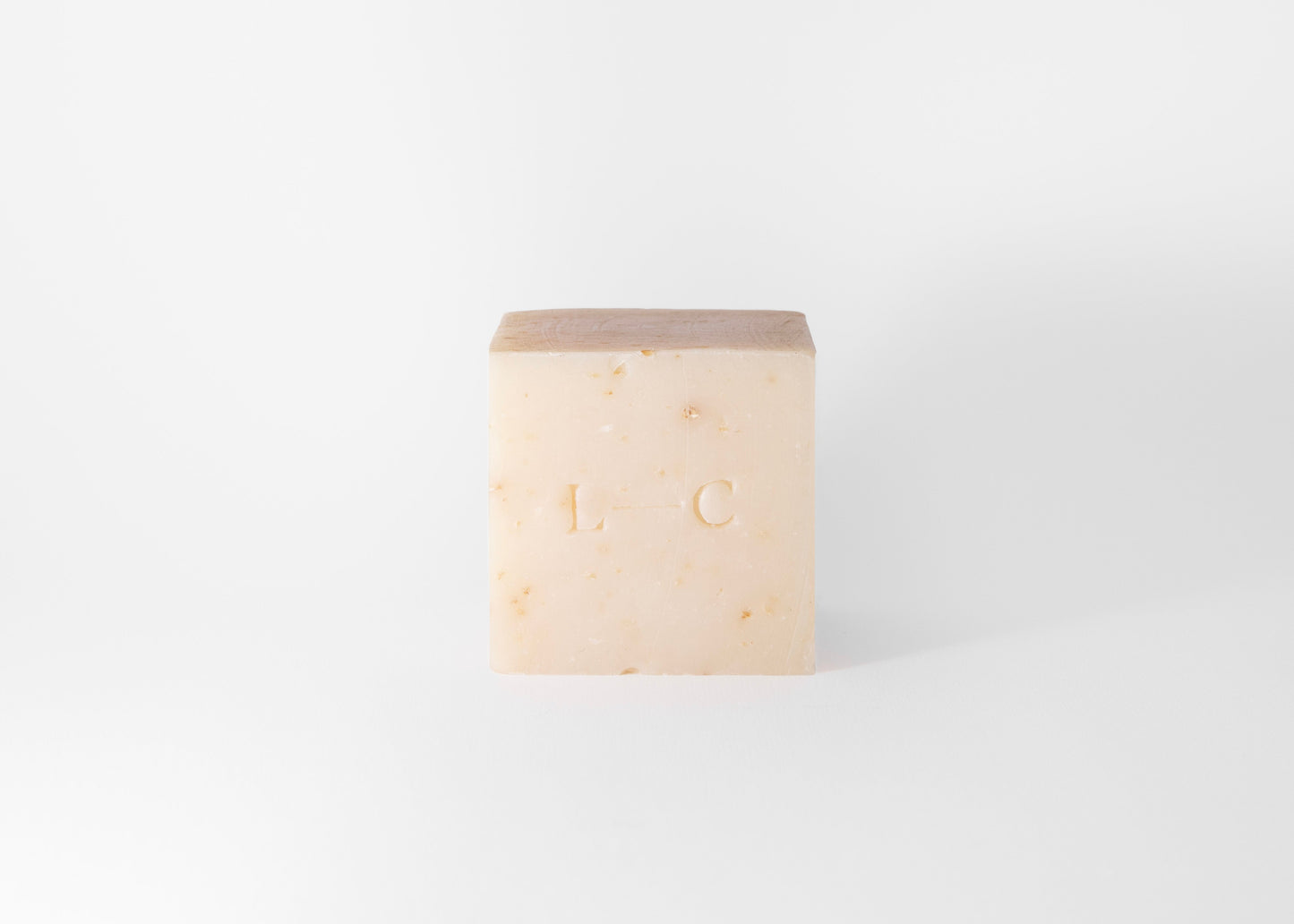 Large honey and oat soap bar